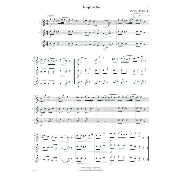 Carl Fischer Compatible Trios Altsax