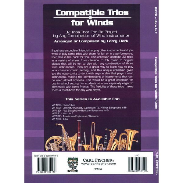 Carl Fischer Compatible Trios Horn