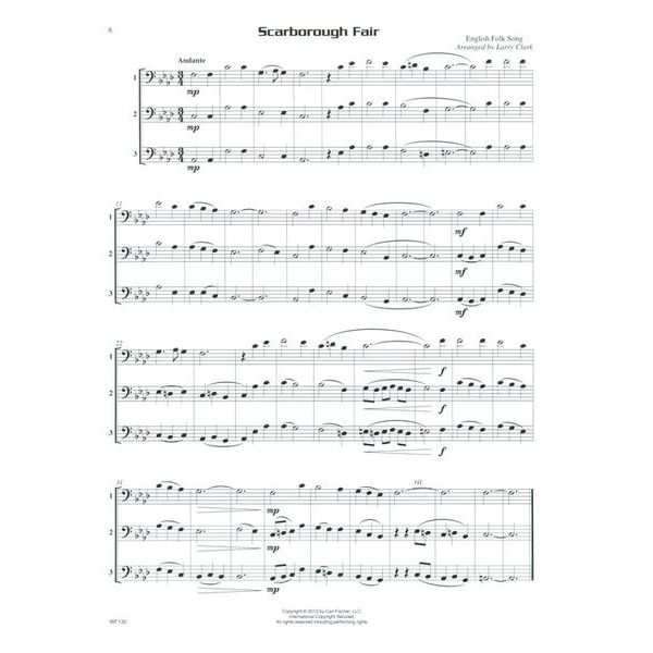 Carl Fischer Compatible Trios Trombone