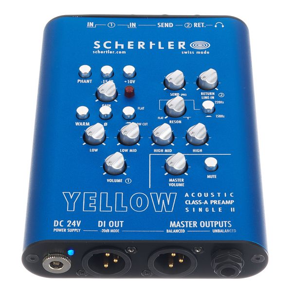Schertler Yellow Single Pre-Amplifier