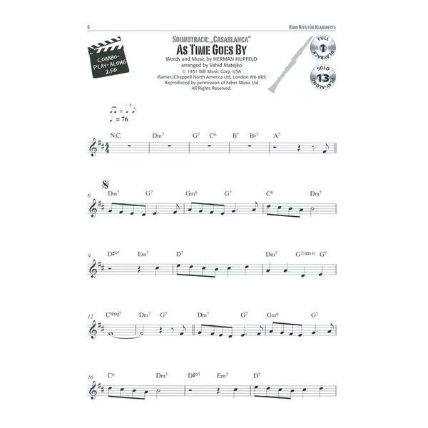 Alfred Music Publishing Kino Hits Clarinet