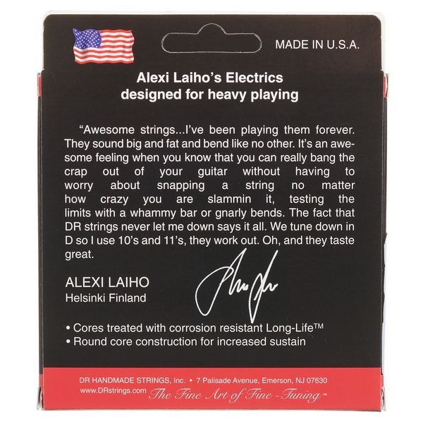DR Strings Alexi Laiho Signature SAL-10