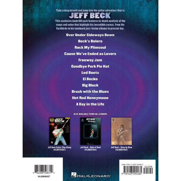 Hal Leonard Jeff Beck Signature Licks