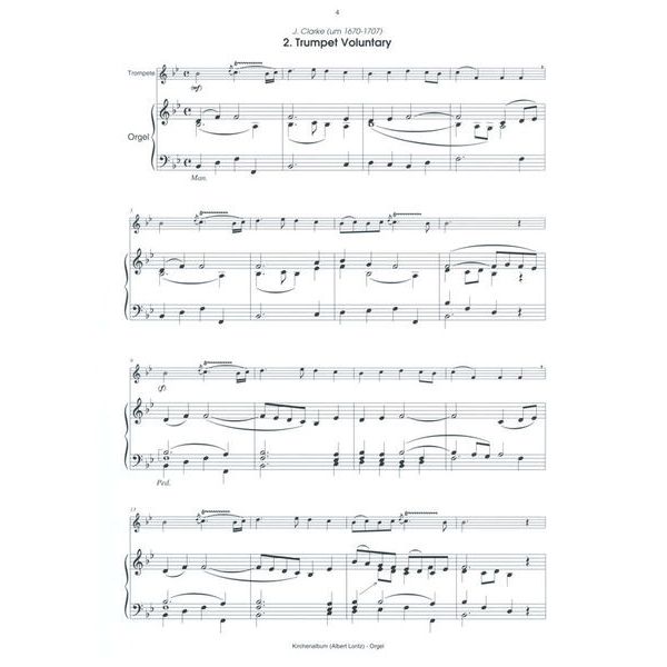 Musikverlag Rundel Kirchenalbum Trumpet Organ