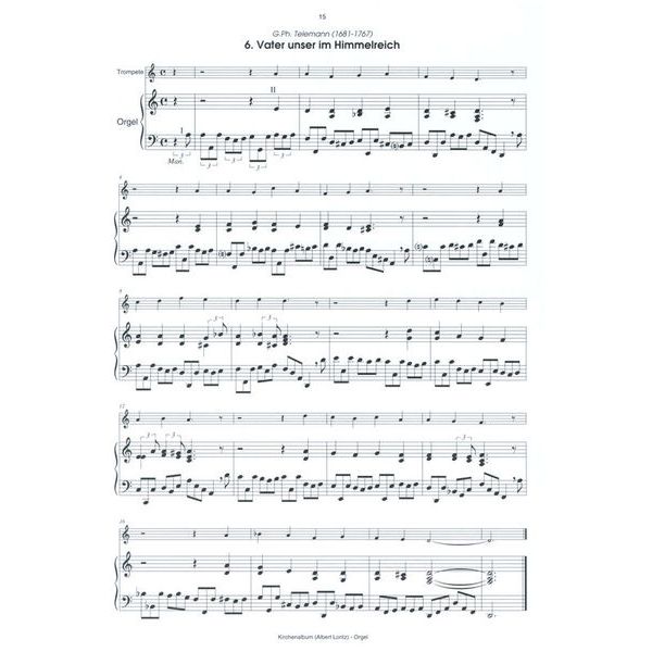 Musikverlag Rundel Kirchenalbum Trumpet Organ