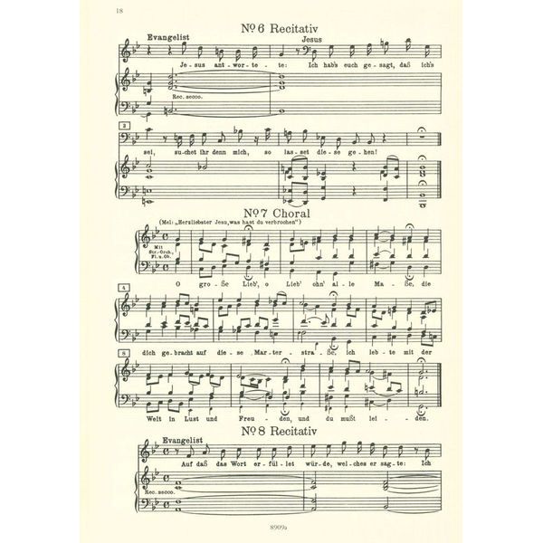 Edition Peters Bach Johannes-Passion BWV 245