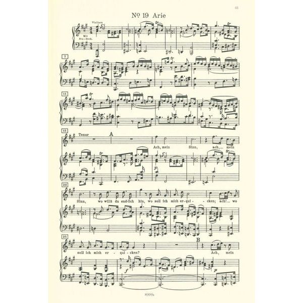 Edition Peters Bach Johannes-Passion BWV 245