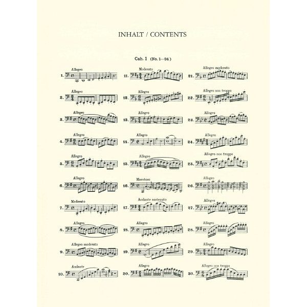 Edition Peters Dotzauer 113 Cello-Etüden 1
