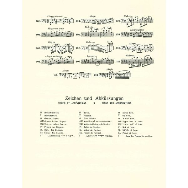 Edition Peters Dotzauer 113 Cello-Etüden 1