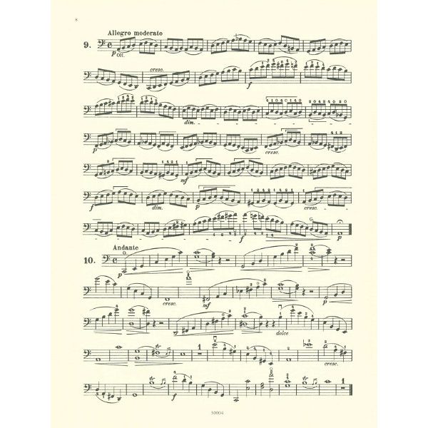 Edition Peters Dotzauer 113 Cello-Etüden 1