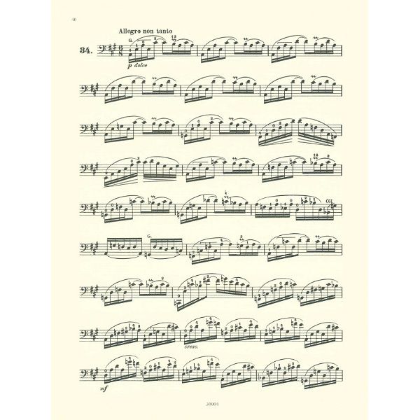 Edition Peters Dotzauer 113 Cello-Etüden 1