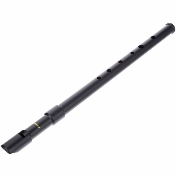 Black Tin Whistle in Key of D by Feadog With Handmade Irish