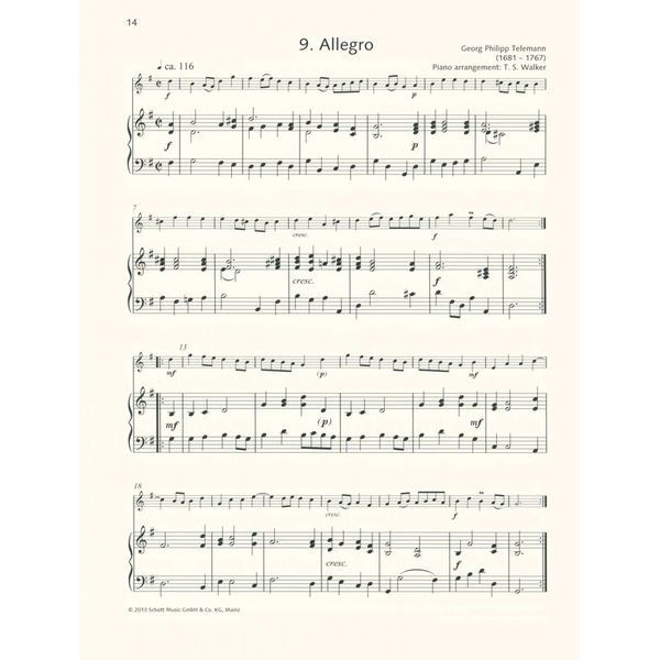 Schott Easy Concert Pieces Violin 1