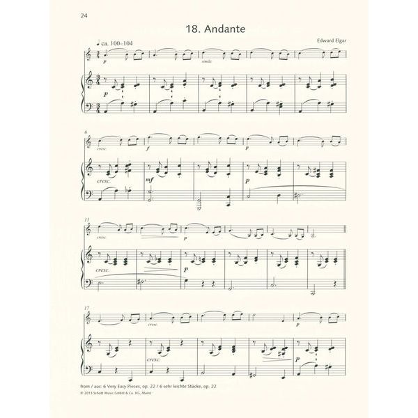 Schott Easy Concert Pieces Violin 1