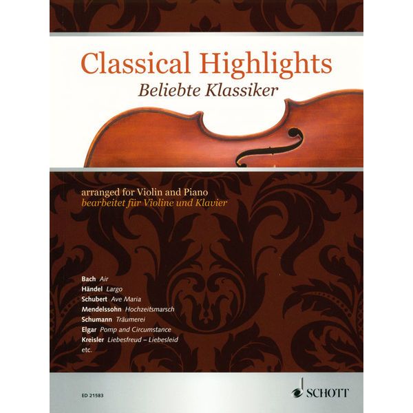 Schott Classical Highlights Violin