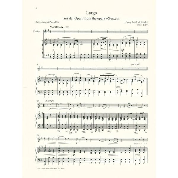 Schott Classical Highlights Violin