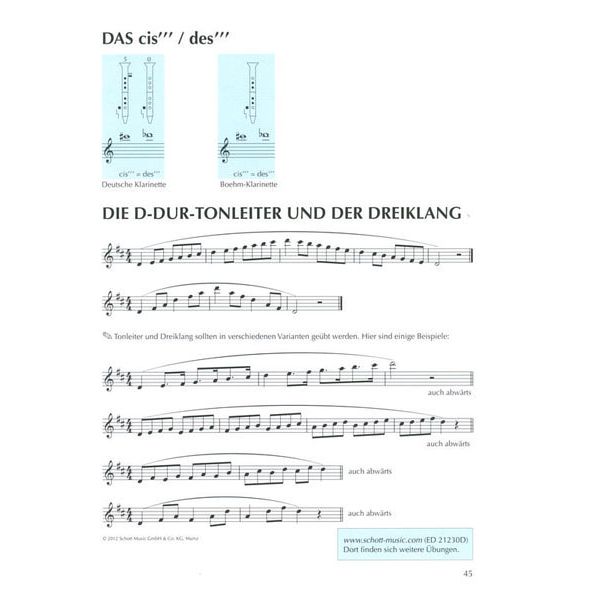 Schott Klarinette Spielen Hobby 3