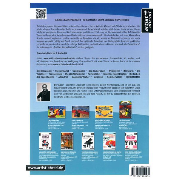 Artist Ahead Musikverlag Amélies Klavierbüchlein