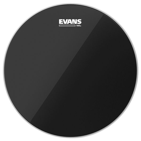 Evans 12" Black Chrome Tom