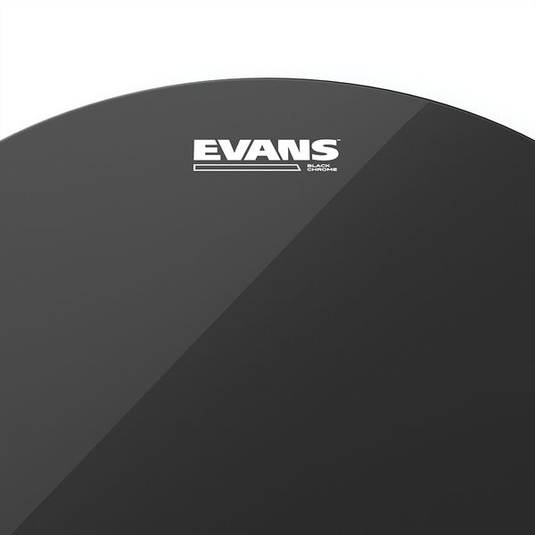 Evans 14" Black Chrome Tom