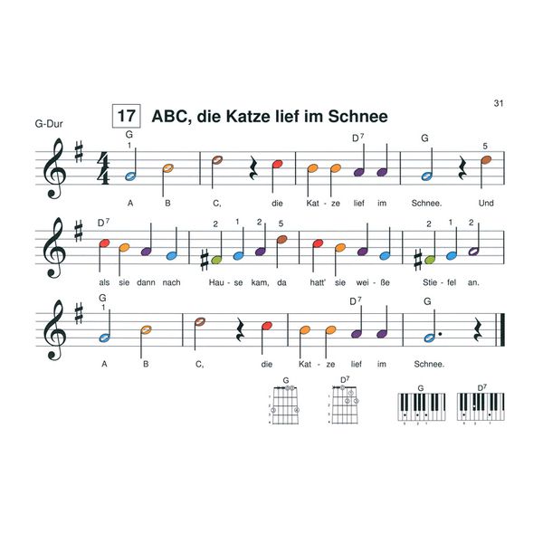 Siebenhüner Musikverlag Kinderlieder