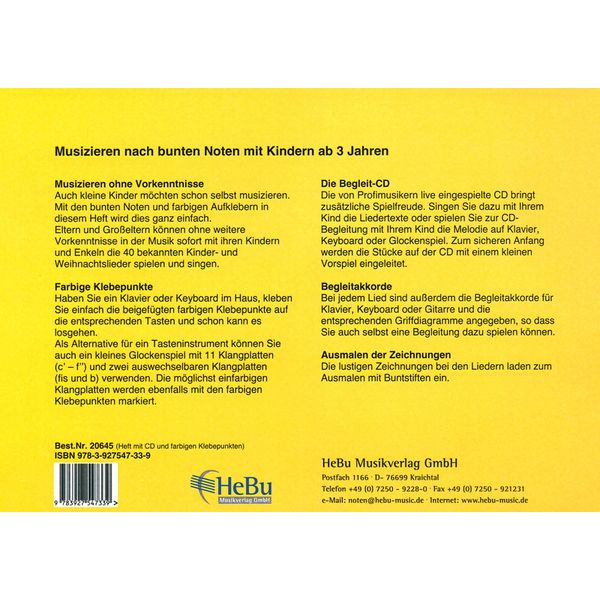 Siebenhüner Musikverlag Kinderlieder