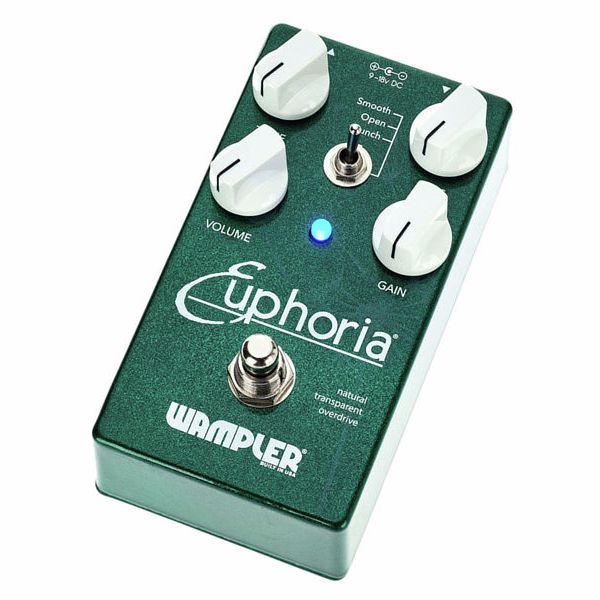 Wampler Tumnus Transparent Overdrive Pedal Bundle With 2 Patch Cables - Mini Guitar Effects Pedal Compact Pedalboard Overdrive