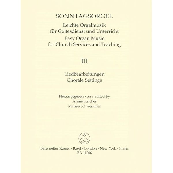 Bärenreiter Sonntagsorgel 3