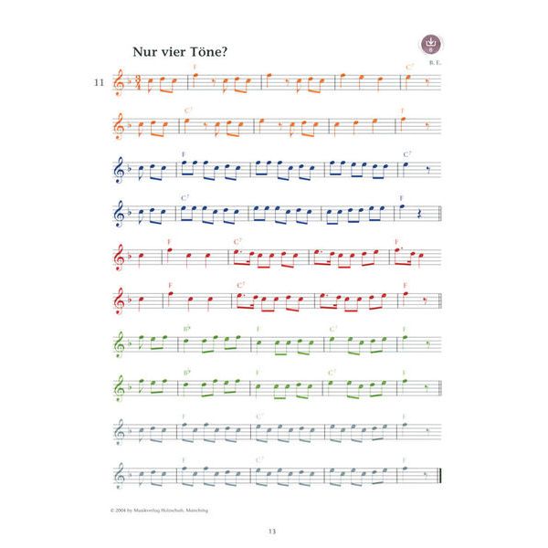 Holzschuh Verlag Jede Menge Flötentöne 1 Alt DL