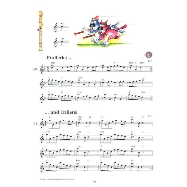 Holzschuh Verlag Jede Menge Flötentöne 1 Alt DL