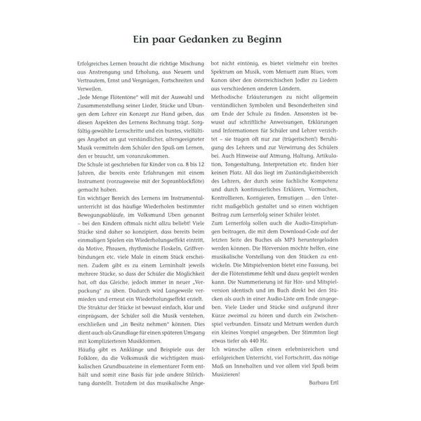 Holzschuh Verlag Jede Menge Flötentöne 1 Alt DL