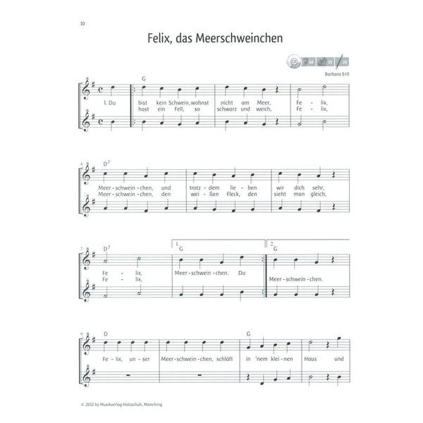 Holzschuh Verlag Flötentöne Lieblingslieder