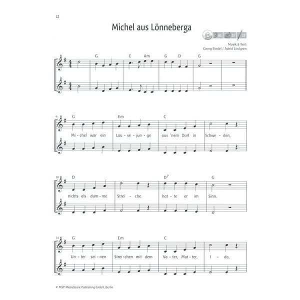 Holzschuh Verlag Flötentöne Lieblingslieder
