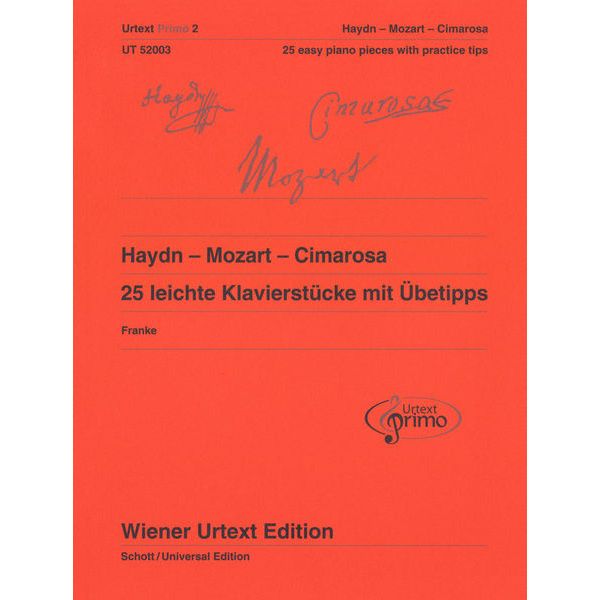 Wiener Urtext Edition Haydn – Mozart – Cimarosa