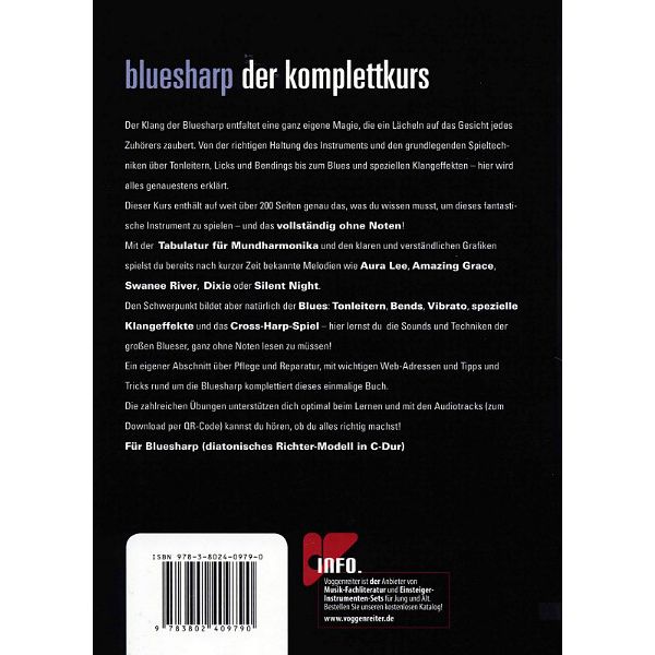 Voggenreiter Bluesharp Der Komplettkurs