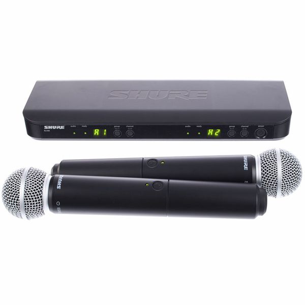 BLX24RE-PG58-M17Système complet microphone sans fil SM58 SHURE