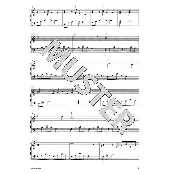 Artist Ahead Musikverlag Klavieralbum für Amélie