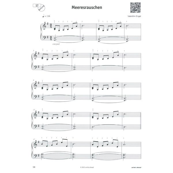 Artist Ahead Musikverlag Klavieralbum für Amélie