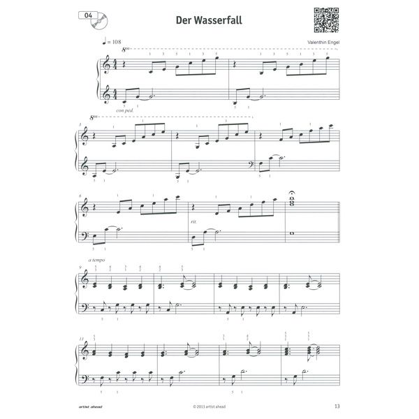 Artist Ahead Musikverlag Klavieralbum für Amélie