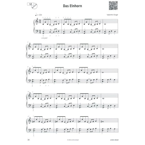 Artist Ahead Musikverlag Klavieralbum für Amélie