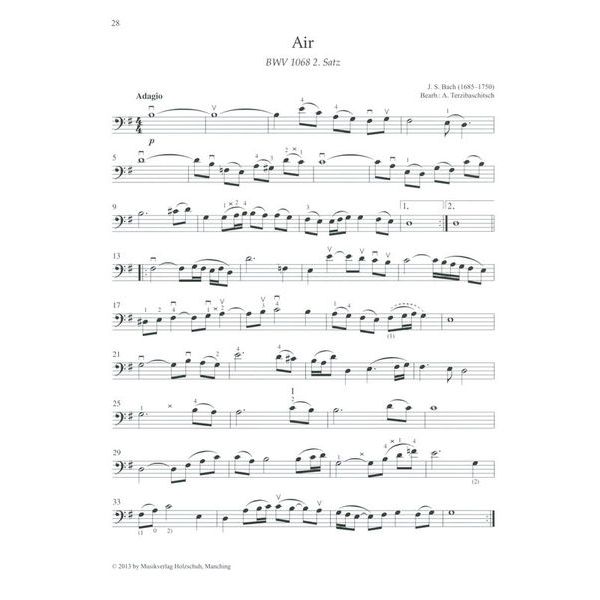 Holzschuh Verlag Wunschmelodien Cello/Piano