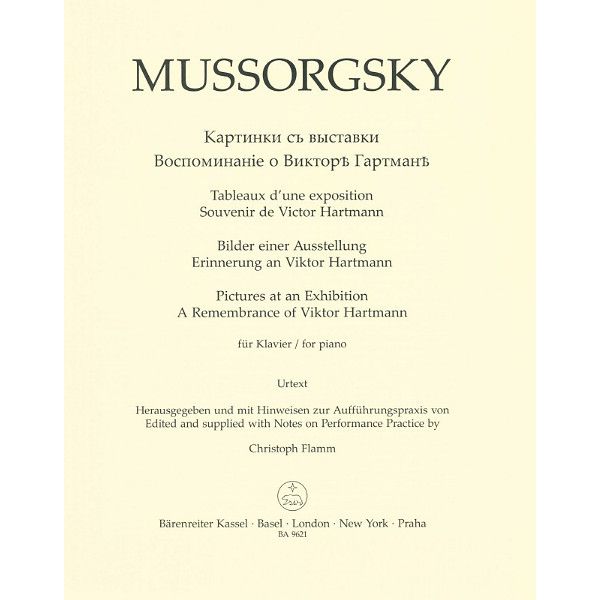 Bärenreiter Mussorgski Bilder Ausstellung