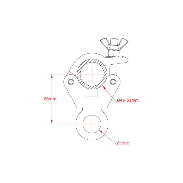 Doughty T57207 Clamp with H. Duty Ring