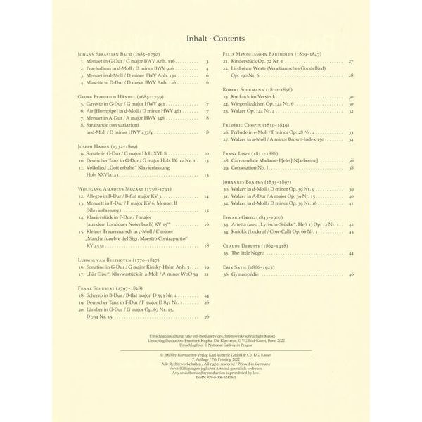 Bärenreiter Easy Classics for Piano