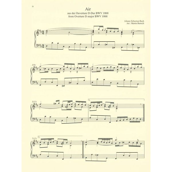 Bärenreiter Orgelmusik zu Trauungen