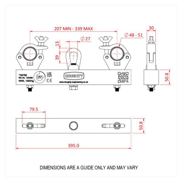 Doughty T55780 Hanging Truss Adapter