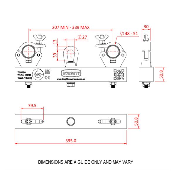 Doughty T55785 Hanging Truss Adapter B