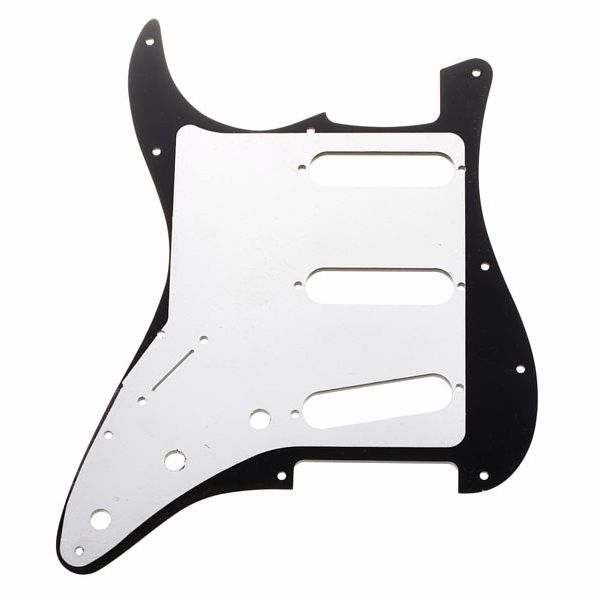 Fender Pickguard AM Strat BLK 1ply