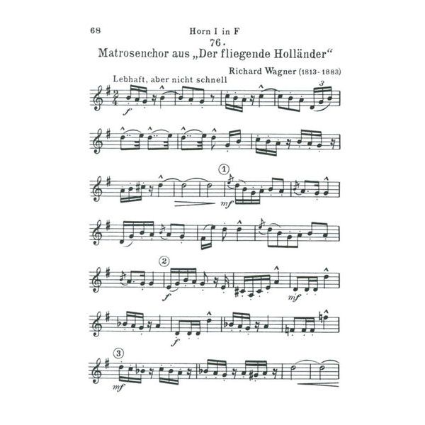 Friedrich Hofmeister Verlag Waldhornquartette 1