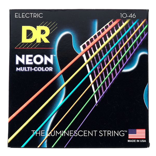 DR Strings Neon Multi NMCE-10
